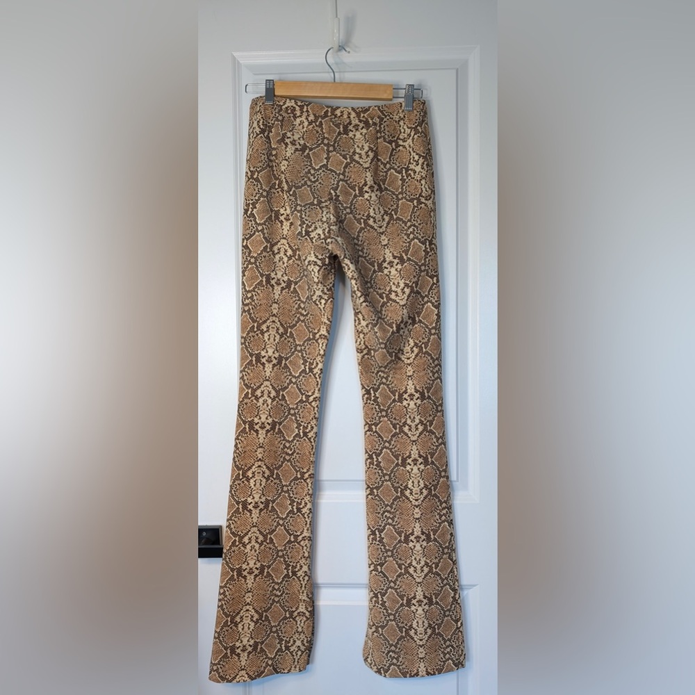 Anine Bing Women’s Python Print Split Cuff Cigare… - image 3